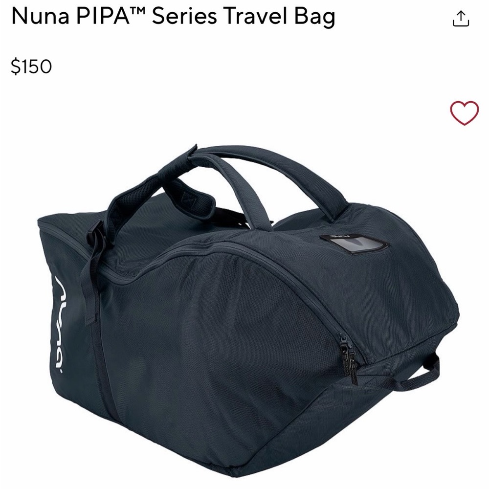Nuna PIPA Series Kids Travel Bag - Dark Gray